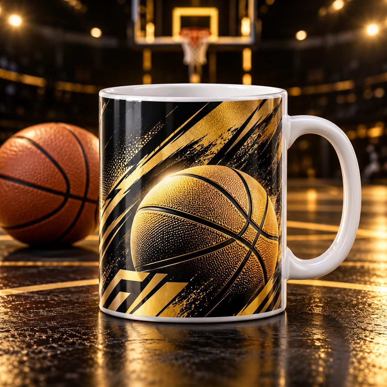 Tazas de básquet personalizadas: tus colores en 11 oz