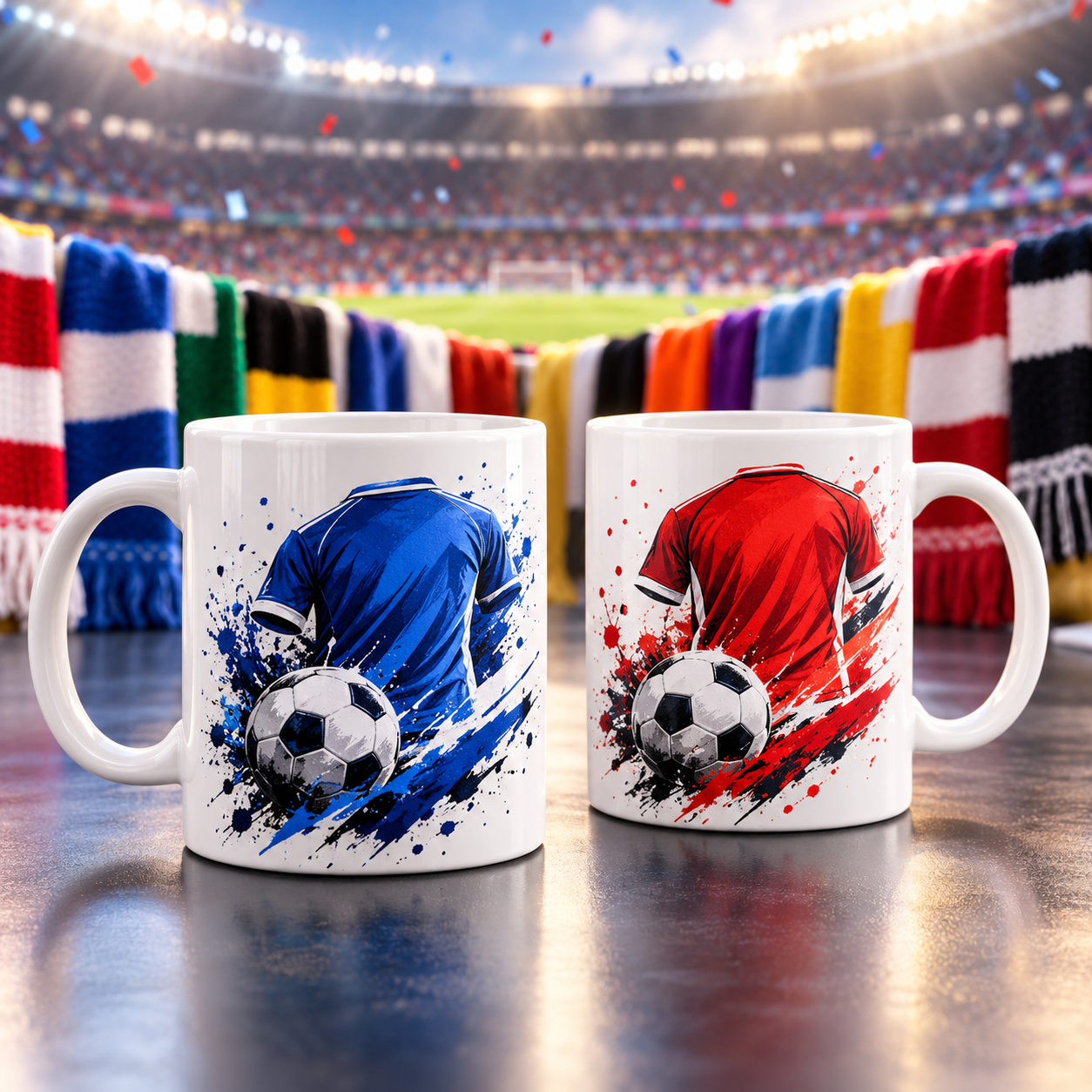 Tazas personalizadas de fútbol para todos los clubes