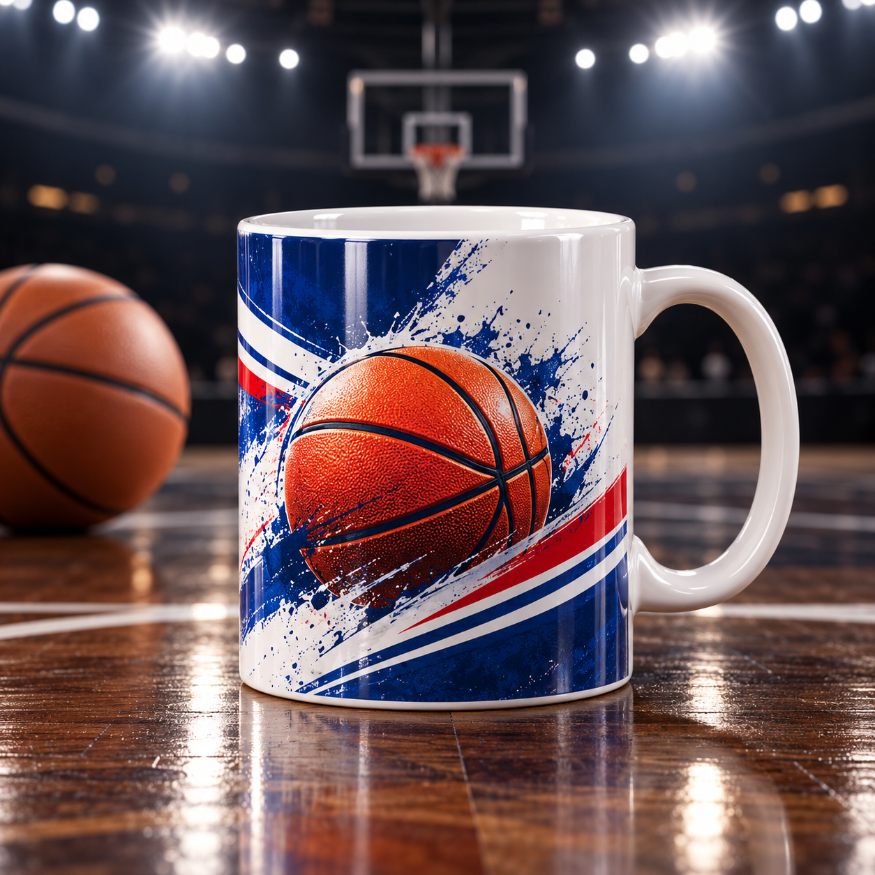 Tazas de básquet 11 oz para hinchas con estilo