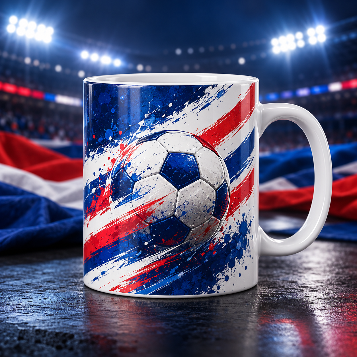 Tazas de fútbol 11 oz para hinchas de Nacional