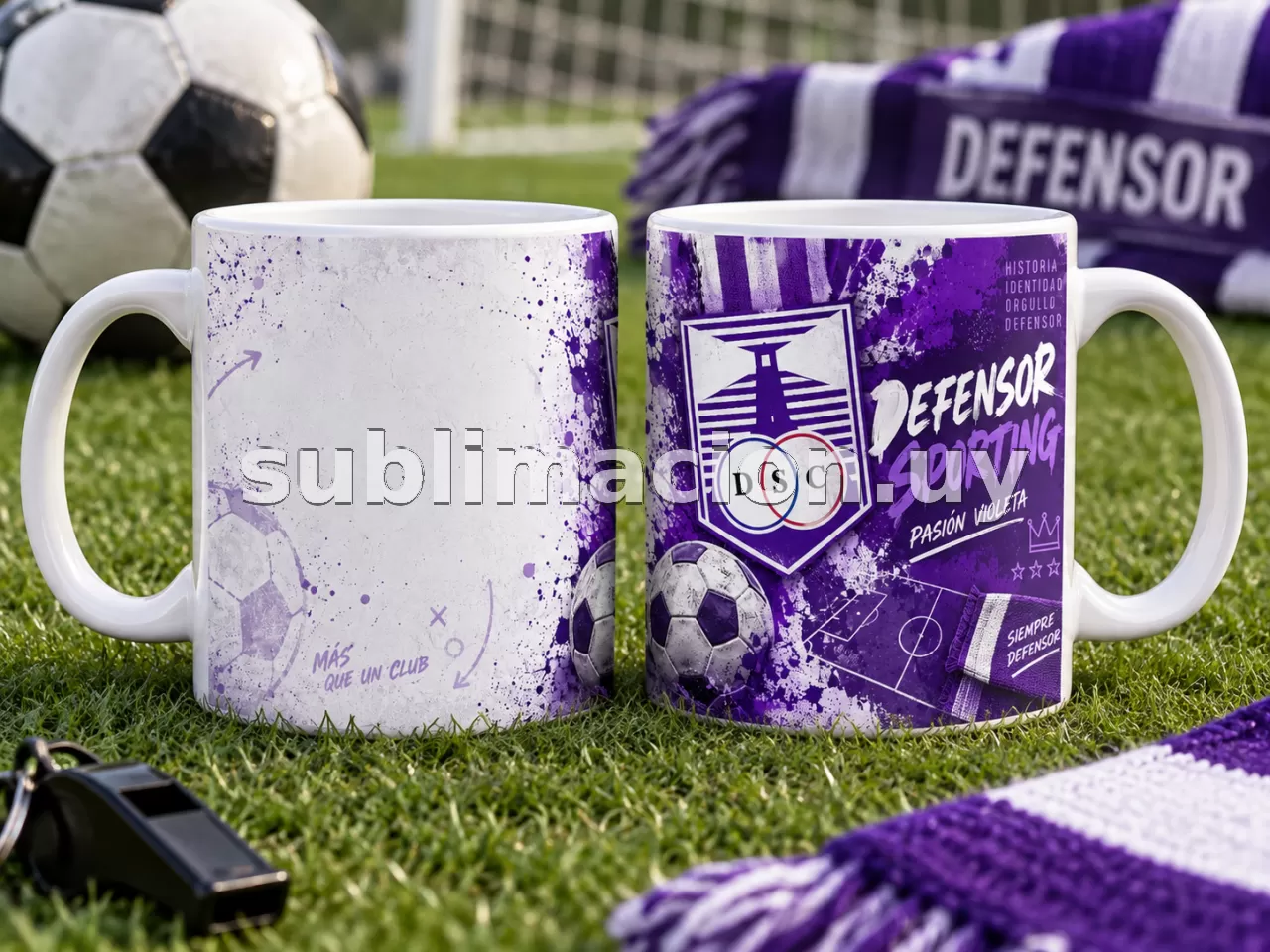 Taza de Defensor Sporting Personalizable (Mod 1)