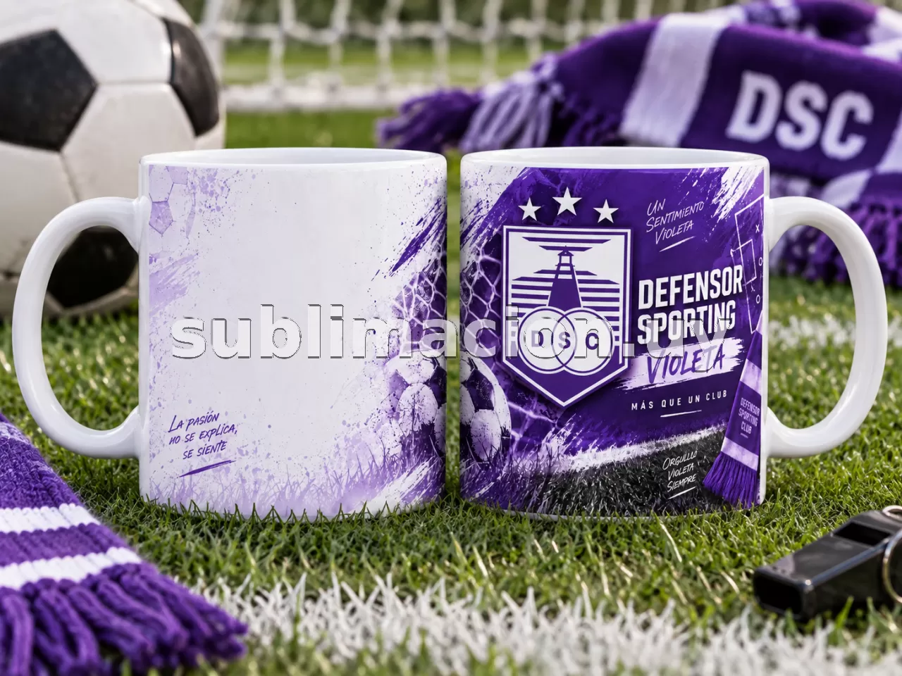 Taza de Defensor Sporting Personalizable (Mod 2)