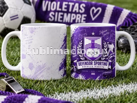 Taza de Defensor Sporting Personalizable (Mod 3)