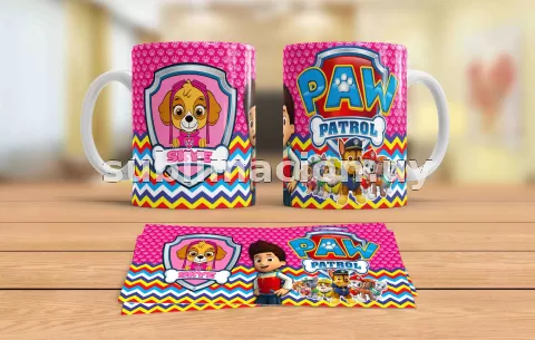 Tazas de Personajes Paw Patrol Personalizadas (0401)