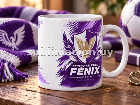 Taza de Fénix Personalizable (Mod 1)