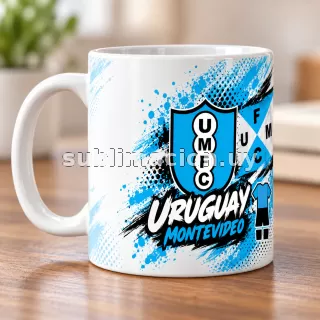 Taza de Uruguay Montevideo Personalizable (Mod 1)