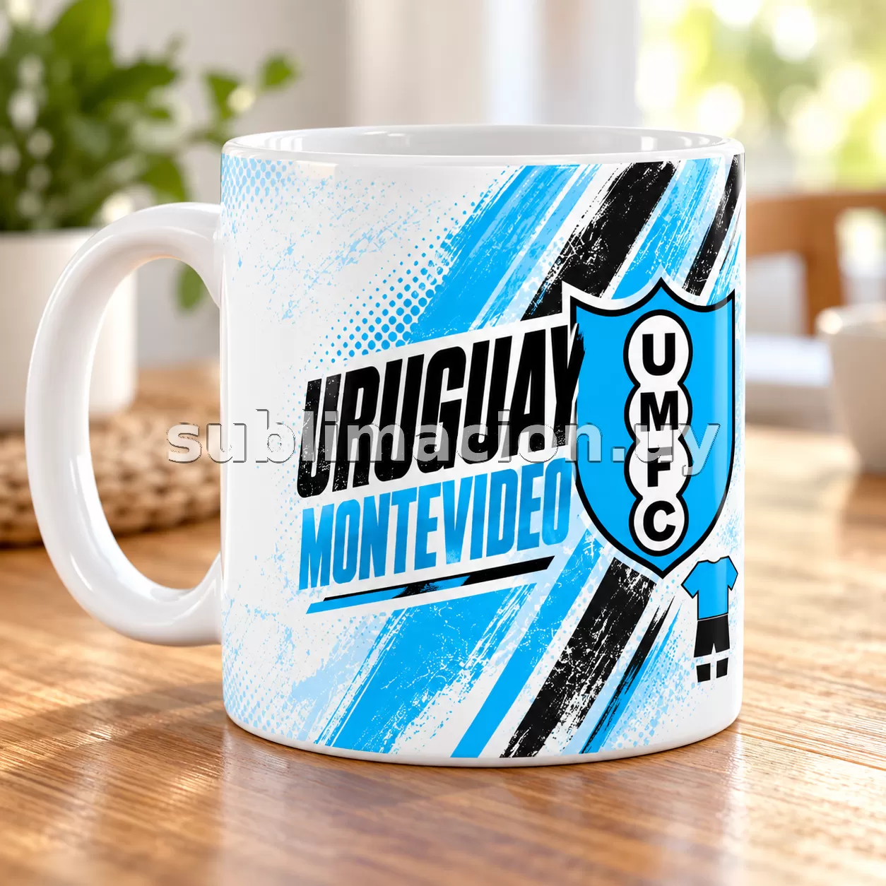 Taza de Uruguay Montevideo Personalizable (Mod 3)
