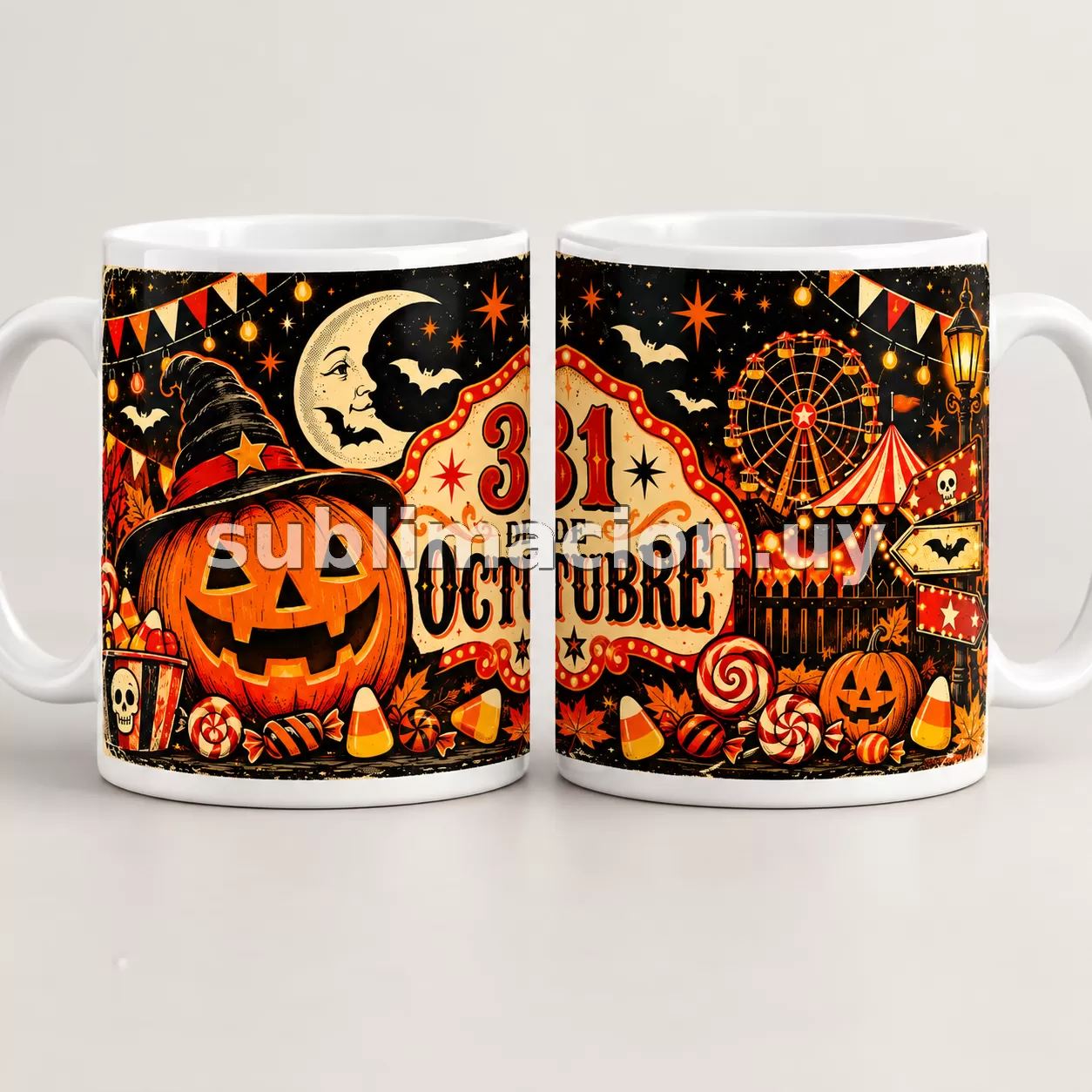 TAZAS DE HALLOWEEN (Mod 7)