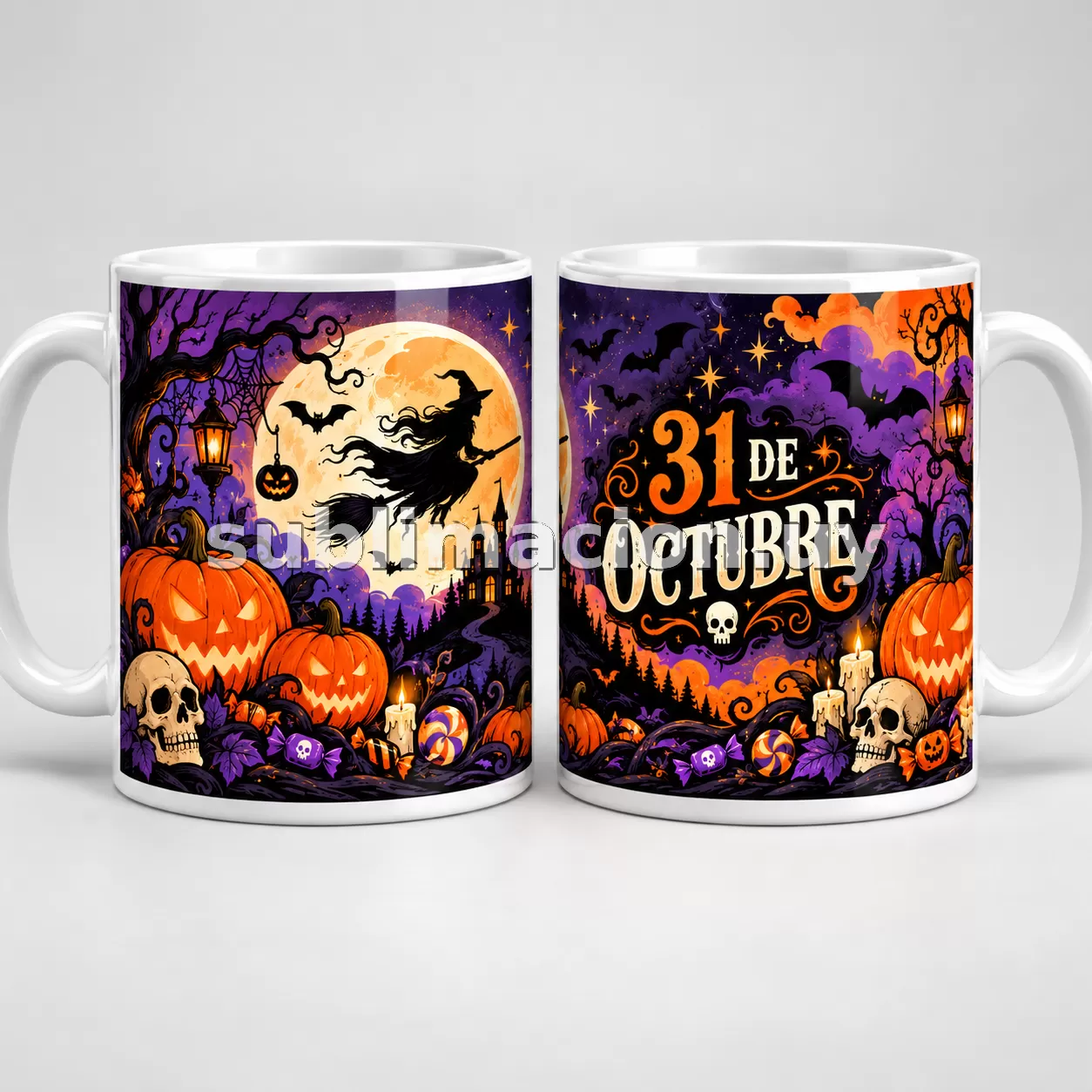 TAZAS DE HALLOWEEN (Mod 15)
