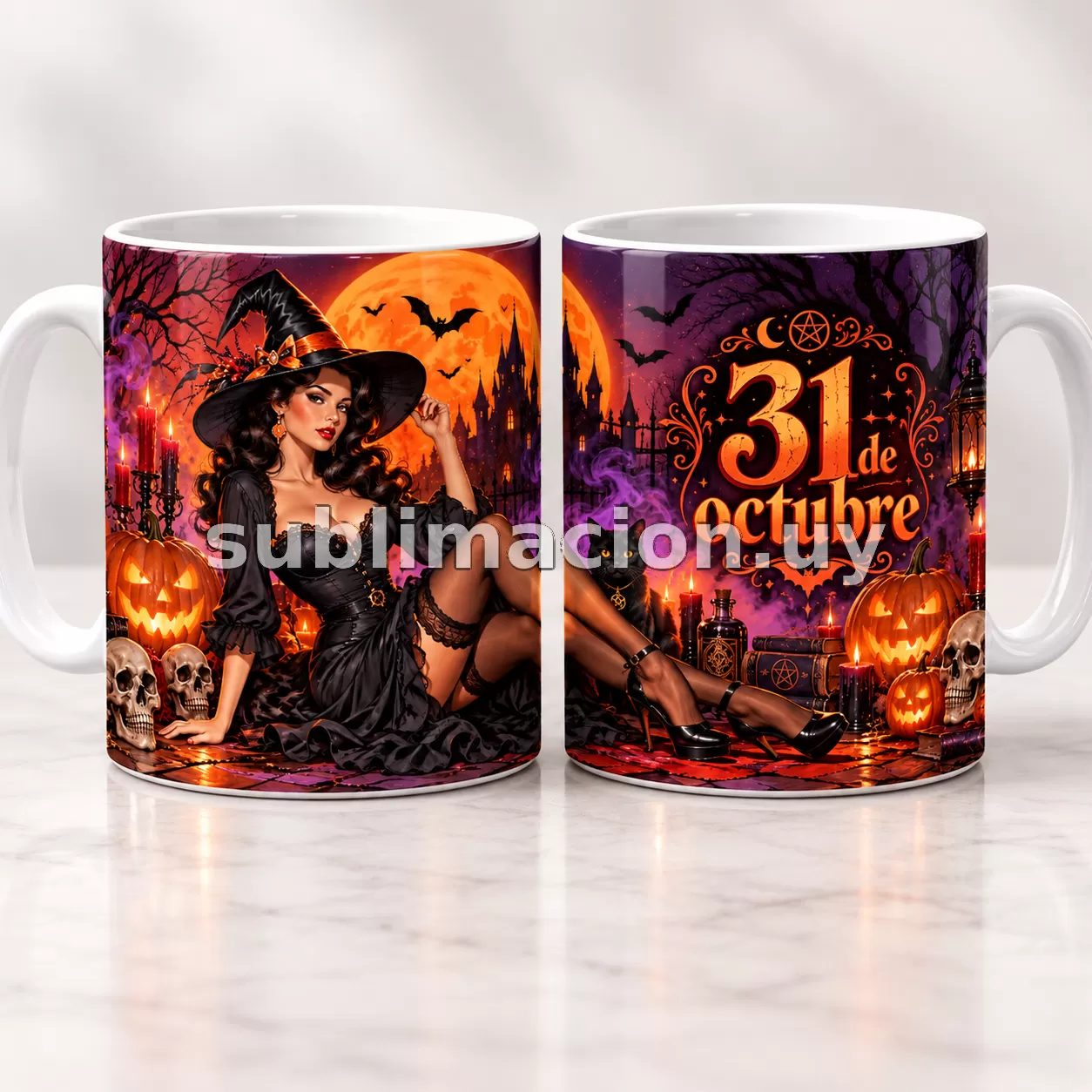 TAZAS DE HALLOWEEN (Mod 17)