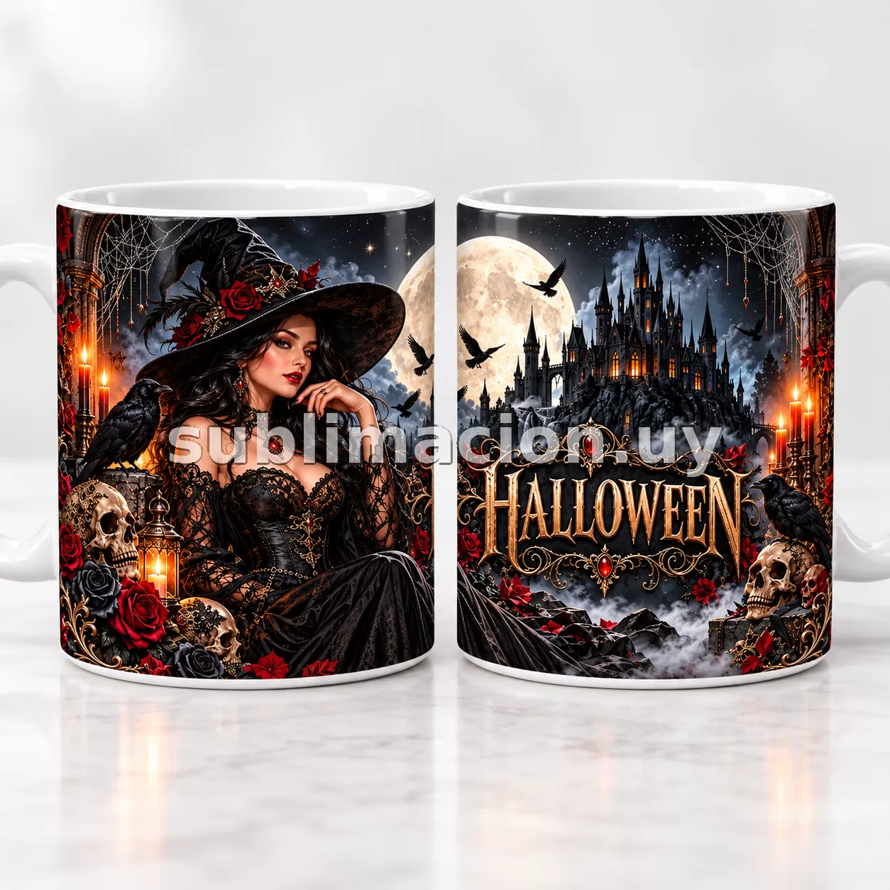 TAZAS DE HALLOWEEN (Mod 18)